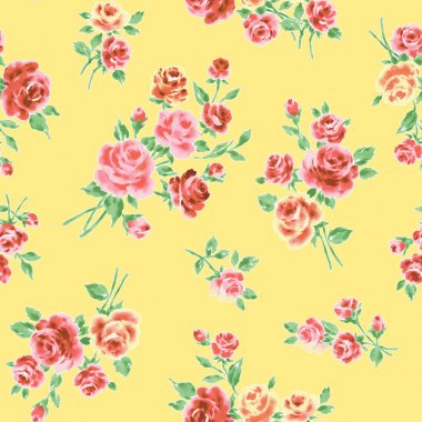 Gül illüstrasyon model