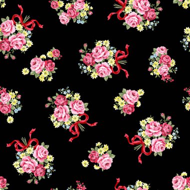 Gül illüstrasyon model