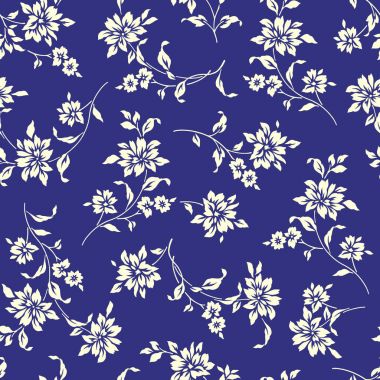 Çiçek illüstrasyon deseni