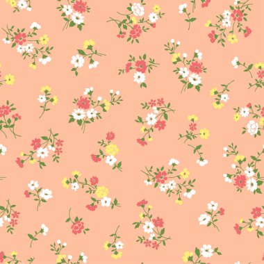 Çiçek illüstrasyon deseni