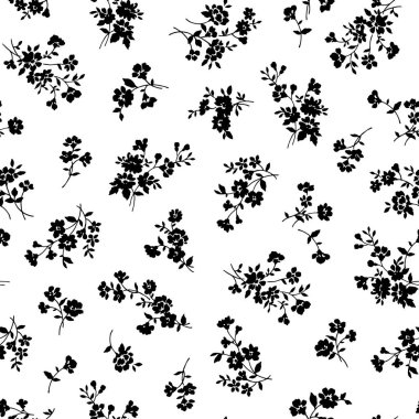 Çiçek illüstrasyon deseni