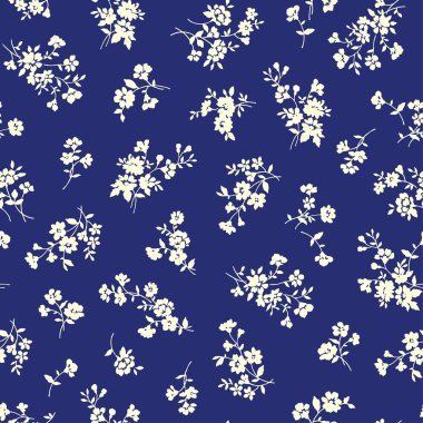 Çiçek illüstrasyon deseni