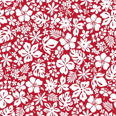 Hibiscus çiçek deseni