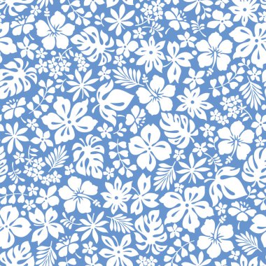 Hibiscus çiçek deseni