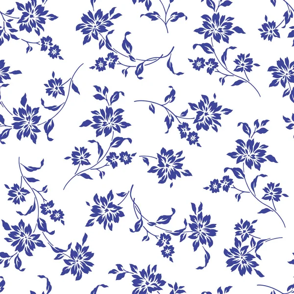 Flower illustration pattern — Stock Vector