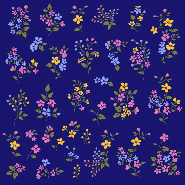 Petit objet de fleur — Image vectorielle