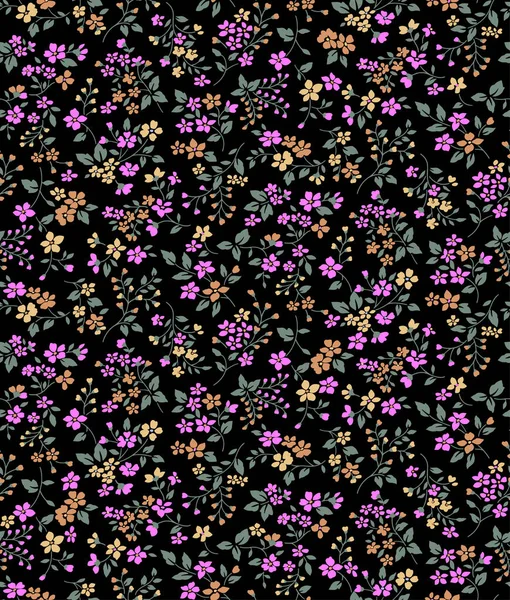 小さな花のパターン — ストックベクタ