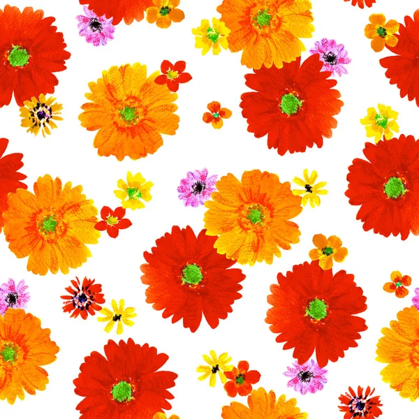 Patrón de ilustración flor — Foto de Stock