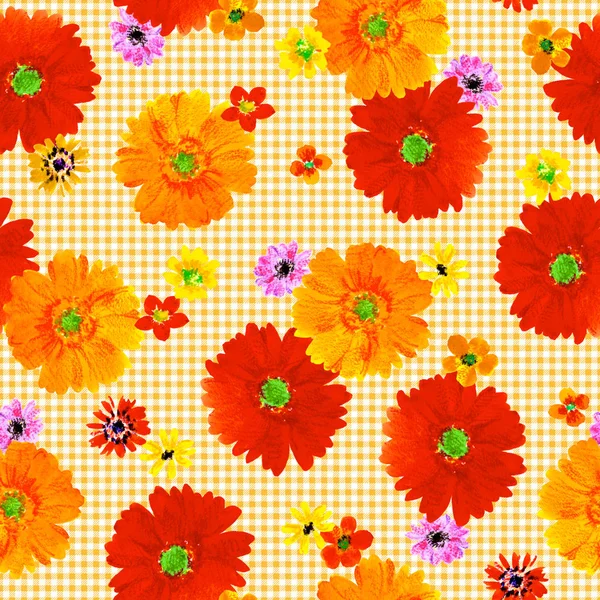 Illustratie bloemenpatroon — Stockfoto