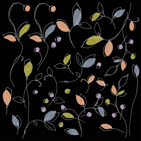 Abstracte planten illustratie — Stockvector