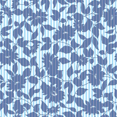 Çiçek illüstrasyon deseni