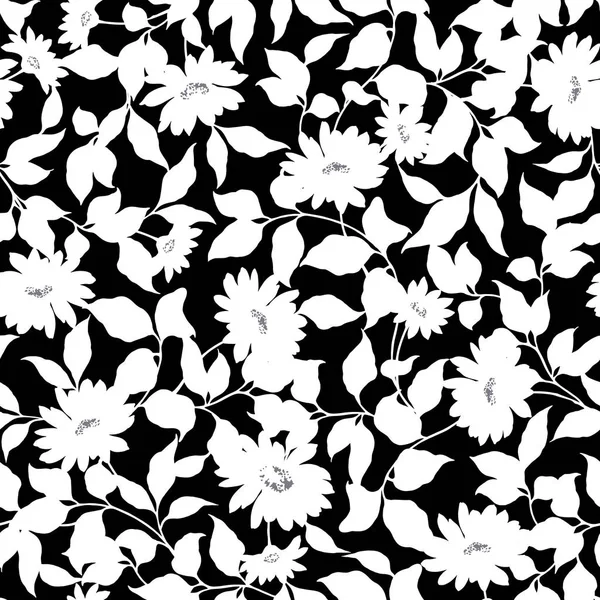 Flower illustration pattern — Stock Vector