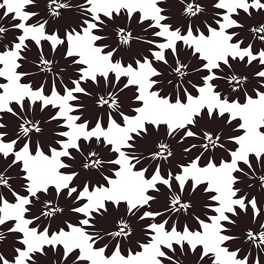 Çiçek illüstrasyon deseni