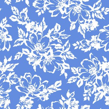 Çiçek illüstrasyon deseni