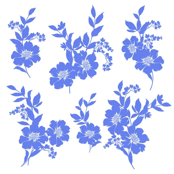 Matériel d'illustration de fleurs — Image vectorielle