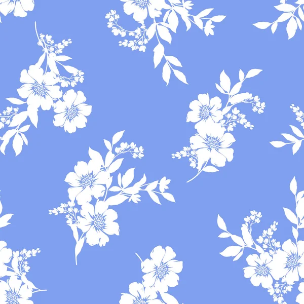 Çiçek illüstrasyon deseni