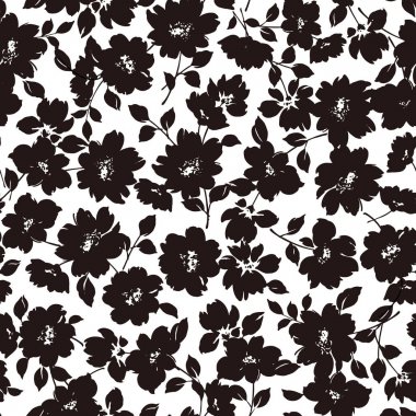 Çiçek illüstrasyon deseni