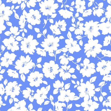 Çiçek illüstrasyon deseni