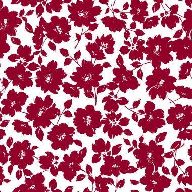 Çiçek illüstrasyon deseni