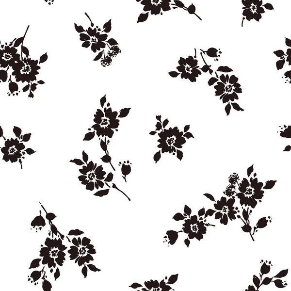 Çiçek illüstrasyon deseni