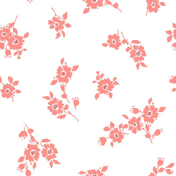 Çiçek illüstrasyon deseni