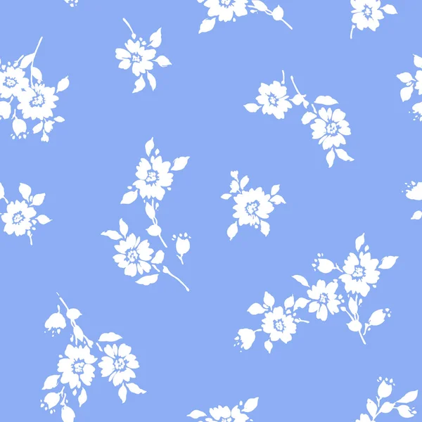 Flower illustration pattern — Stock Vector