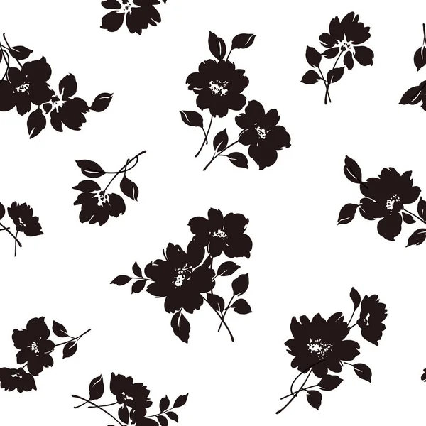 Çiçek illüstrasyon deseni