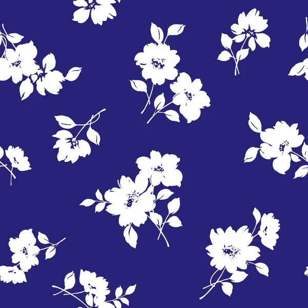 Çiçek illüstrasyon deseni