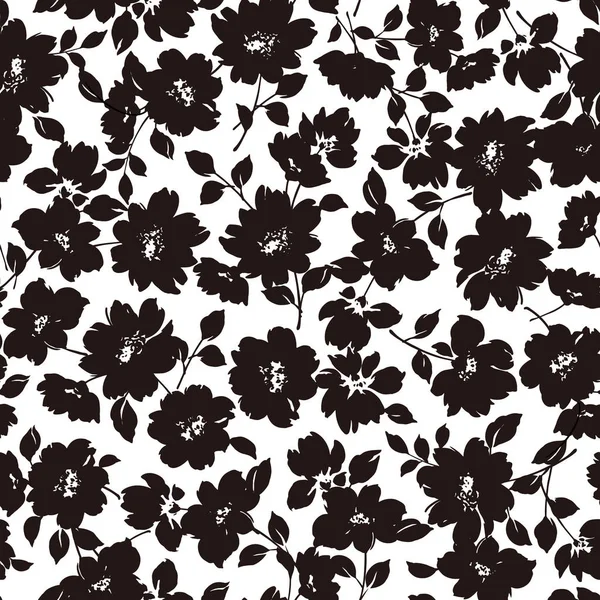 Çiçek illüstrasyon deseni