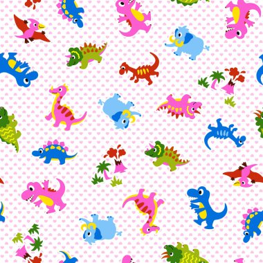 Güzel bir dinozor desen