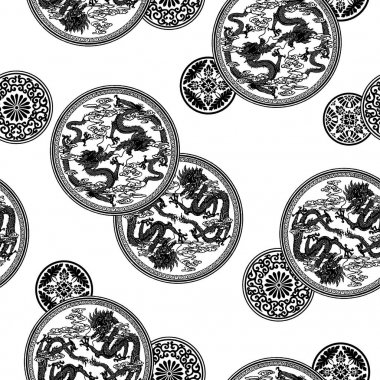 Süsleme desen ejderha