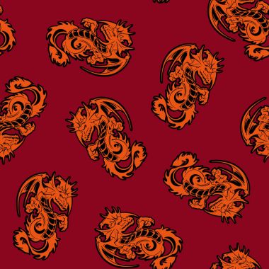 Dragon illüstrasyon model