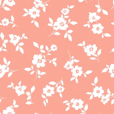 soyut çiçek deseni