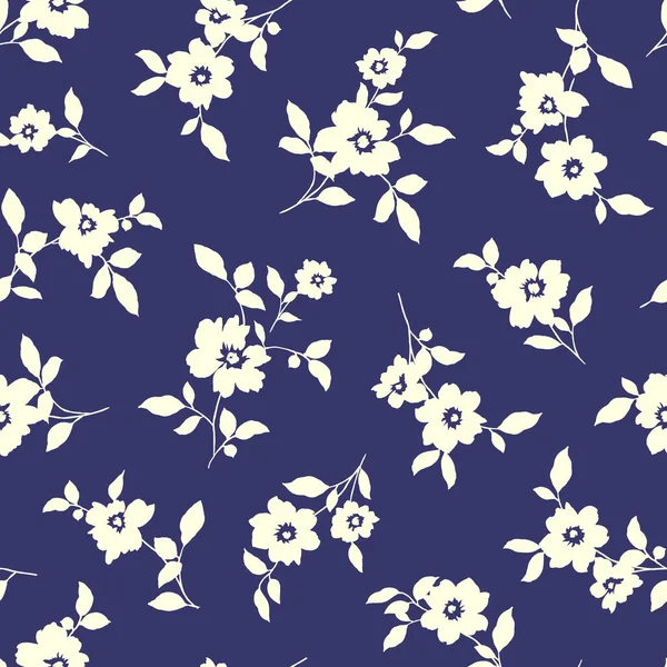 soyut çiçek deseni