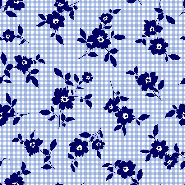 Modèle de fleur abstrait — Image vectorielle