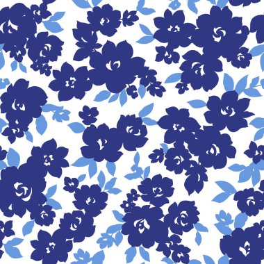 Çiçek illüstrasyon deseni