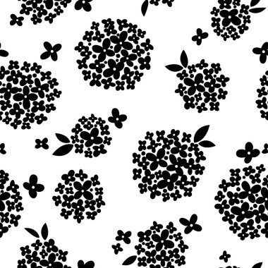 Çiçek illüstrasyon deseni