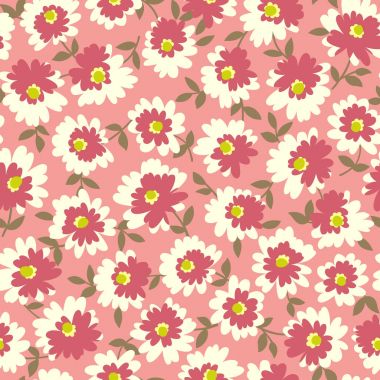 Çiçek illüstrasyon deseni