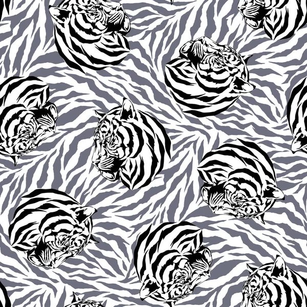 Patrón del tigre — Archivo Imágenes Vectoriales