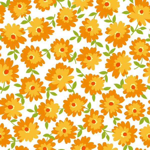 Λουλούδι μοτίβο εικονογράφηση — Διανυσματικό Αρχείο