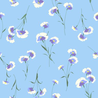 Çiçek illüstrasyon deseni