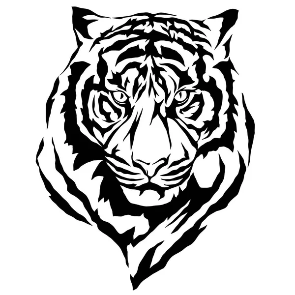 Illustratie voor tiger — Stockvector