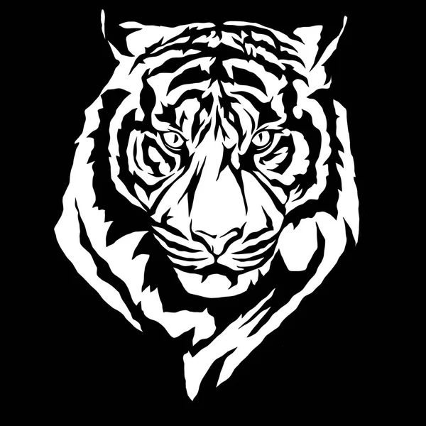 Εικονογράφηση της τίγρης — Διανυσματικό Αρχείο