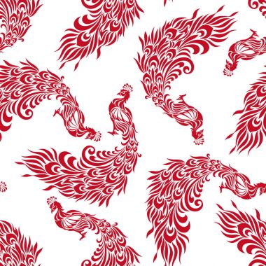 İllüstrasyon model tavus kuşu,