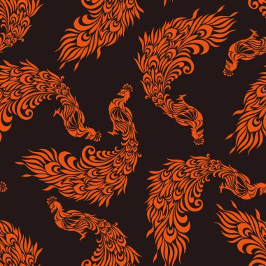 İllüstrasyon model tavus kuşu,