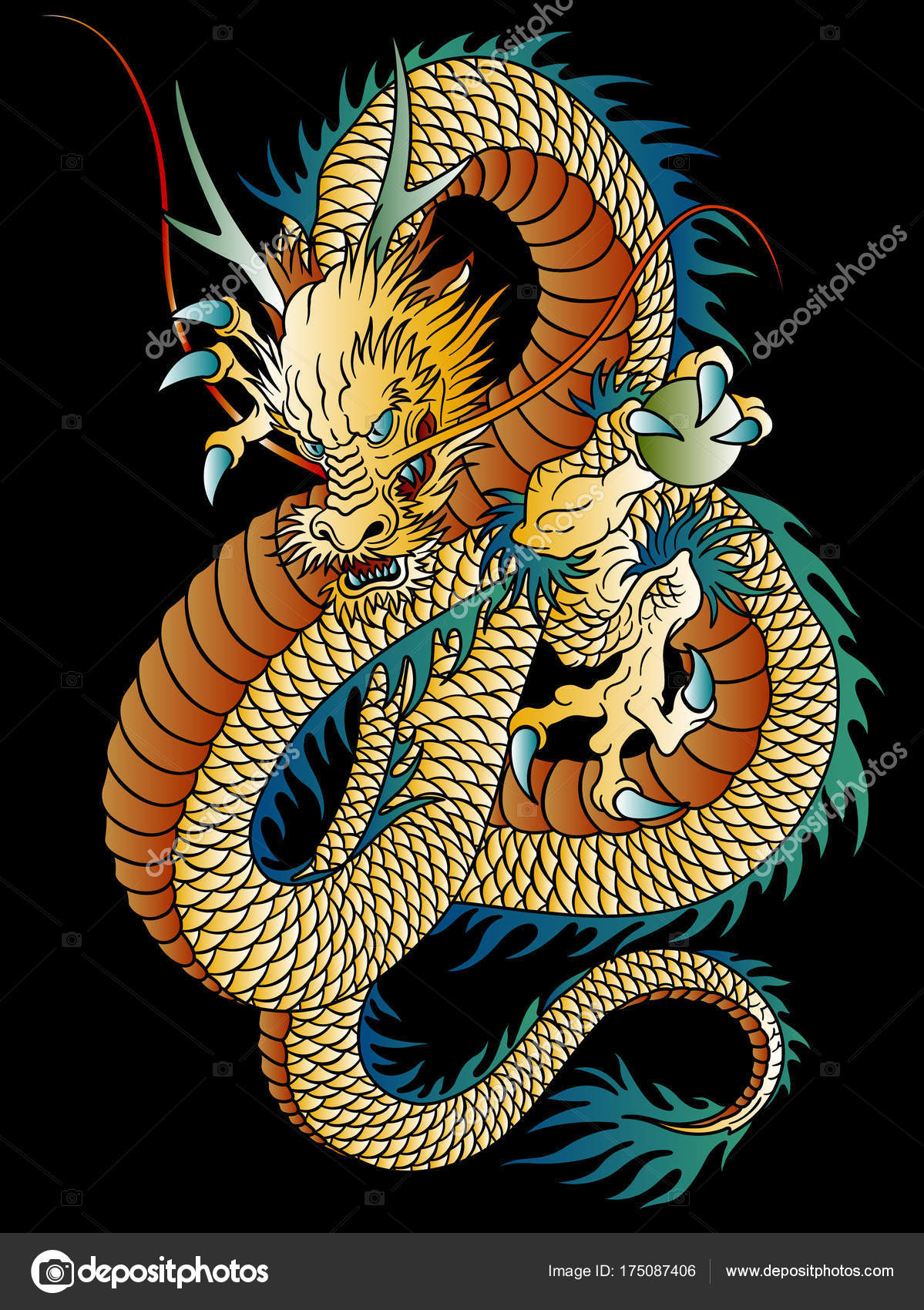 pics Asian style dragon