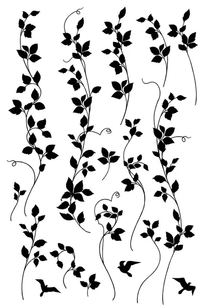 Illustration Lövobjekt Det Var Enkelt Och Uttryckte Ett Löv — Stock vektor