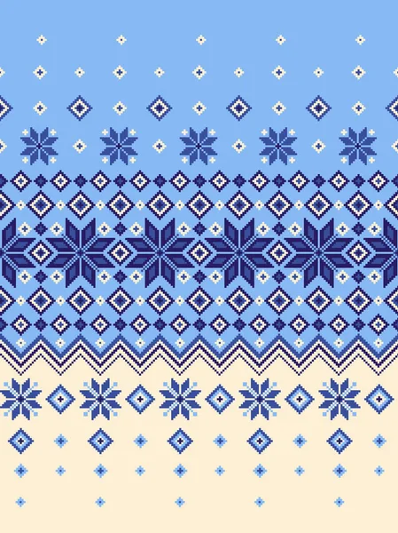 Nordisches Muster Illustration Entwarf Ein Traditionelles Nordisches Muster — Stockvektor