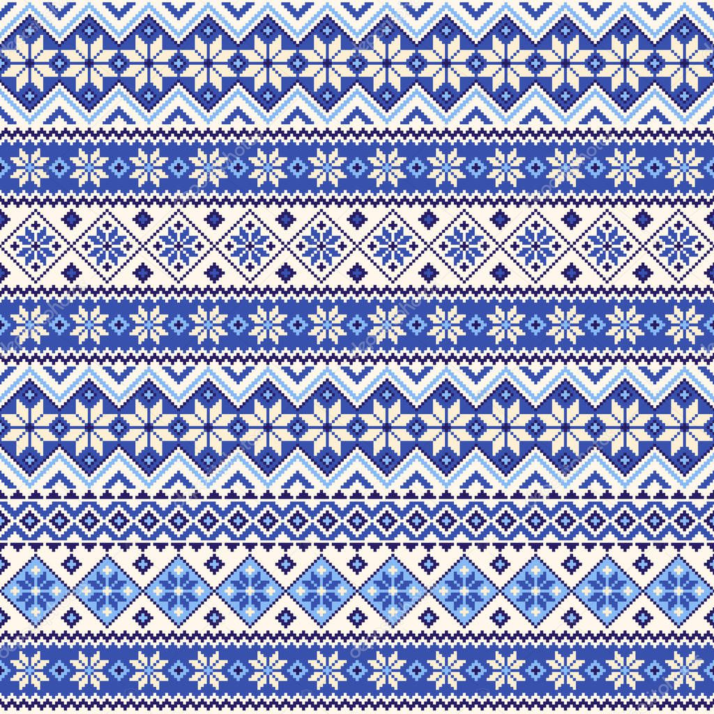 Nordic pattern illustration.I designed a traditional Nordic patternIt is a vector work