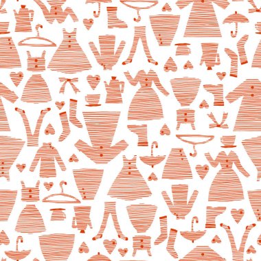 Güzel kıyafetler, desen çizdiğim giyim kadınlar için Ellilerin, sorunsuz bir şekilde devam etmek